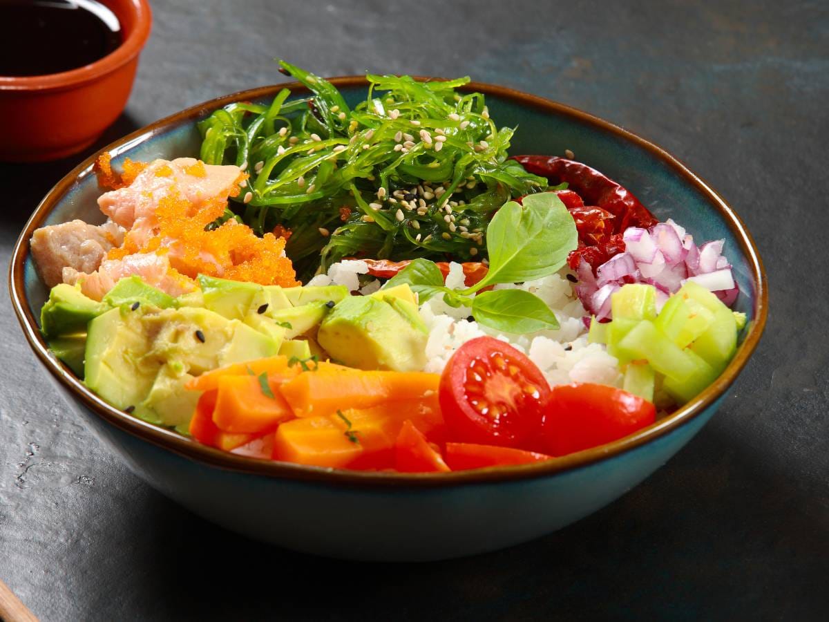 Propozycja podania Wakame Salad 1