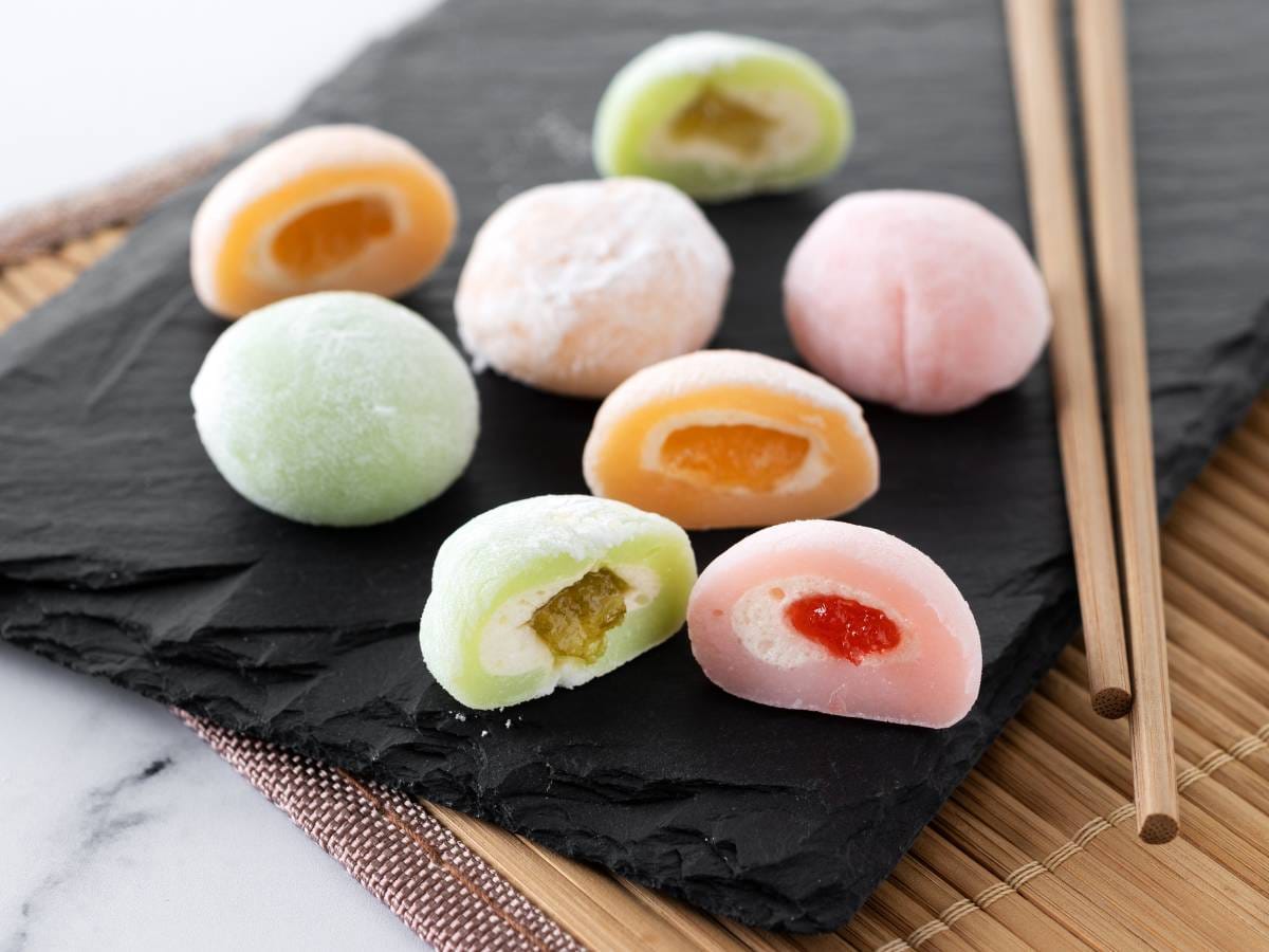 Jak zrobić Mochi (餅), czyli lepkie ciasteczka ryżowe? 1 Propozycja podania Mochi 1