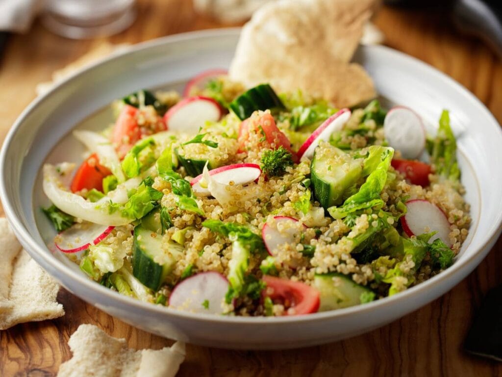 Ciekawa propozycja podania fattoush