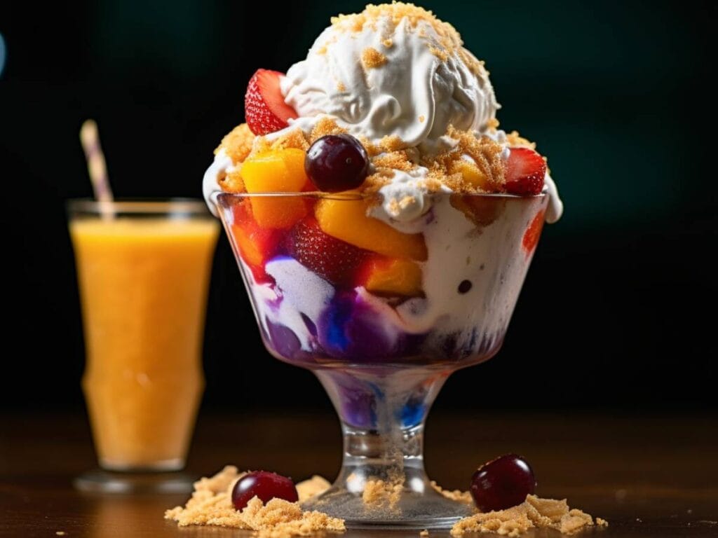 Jak przygotować Halo-Halo (Halo-Halo), czyli kolorowy deser lodowy z różnymi dodatkami? 2 Propozycja podania Halo-Halo