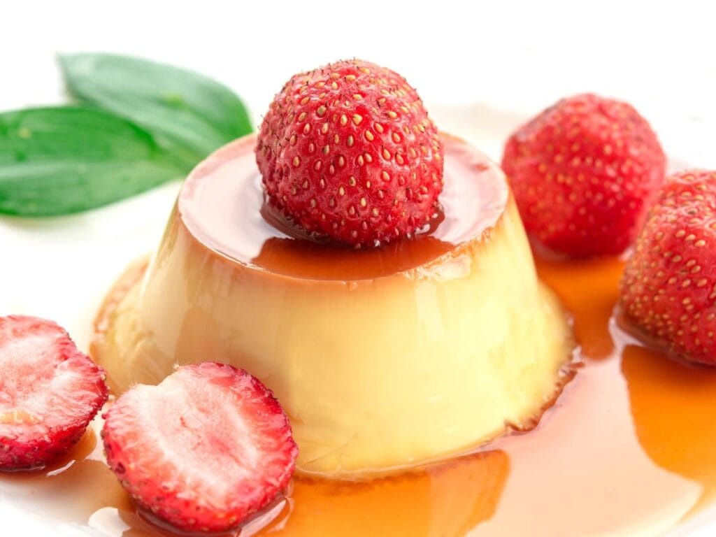 Interesująca propozycja podania Leche Flan